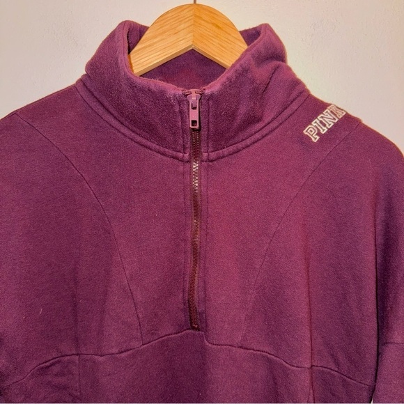 PINK Victoria’s Secret Half Zip Pullover Size Extra Small - Picture 5 of 9